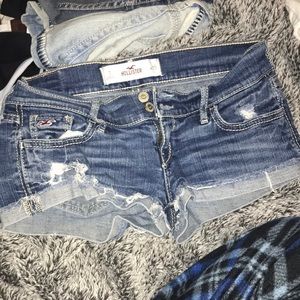 Hollister jean shorts